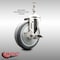 Service Caster 5 Inch 316SS Thermoplastic Rubber Swivel 12mm Threaded Stem Caster Brake SCC SCC-SS316TS20S514-TPRB-TLB-M1215 - alternate 3